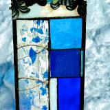 Blue Panel Glass & Steel