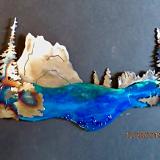Landscapes with Resin & special paining techniques